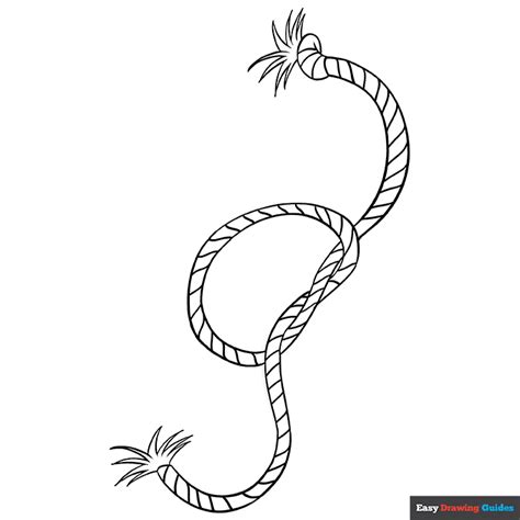 Rope Coloring Page | Easy Drawing Guides