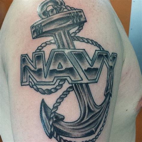 Pin by Tattoomaze on TATTOOS OF HONOR | Navy tattoos, Anchor tattoo men, Navy anchor tattoos