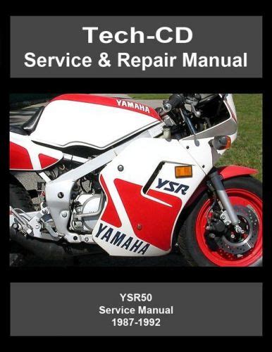 Find Yamaha YSR50 Service & Repair Manual YSR-50 1987 1988 1989 1990 1991 1992 in Spring Branch ...