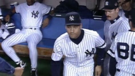 Derek Jeter's first World Series introduction in 1996 - YouTube