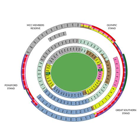 Mcg Seating Map Afl Gfc | Brokeasshome.com