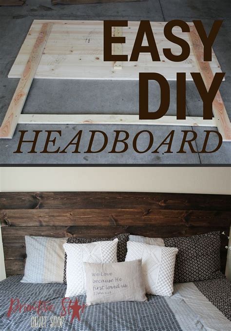 DIY How To Make Your Own Wood Headboard | Bedroom diy, Diy wood ...