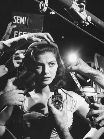 'Actress Pier Angeli, Surrounded by Hands From Hair Stylist, Dresser, and Cameraman on MGM Movie ...