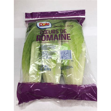 Dole Fresh Romaine Hearts - 3 CT | Lettuce | Food Country USA