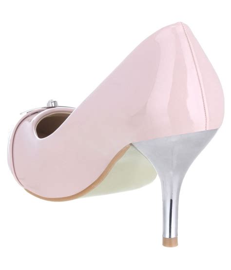 Shuz Touch Pink Stiletto Heels Price in India- Buy Shuz Touch Pink ...