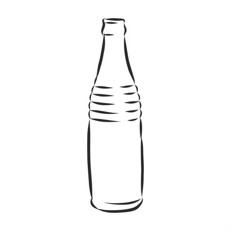 glass bottle vector sketch 8686237 Vector Art at Vecteezy