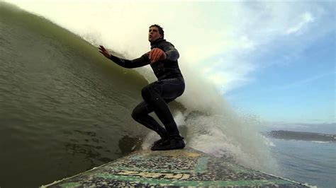 Longboarding Surfing Widemouth Bay Bude Cornwall GoPro HD Hero3 Black Edition - YouTube