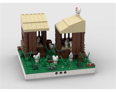 LEGO MOC-34391 Chicken coop for a Modular Village (Modular Buildings 2020) | Rebrickable - Build ...