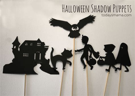 Halloween Shadow Puppets Printable | Shadow puppets, Puppets, Halloween fun