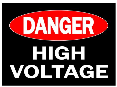 Clipart - Danger - High Voltage