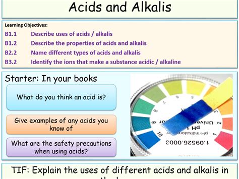 Acid and Alkali | Teaching Resources