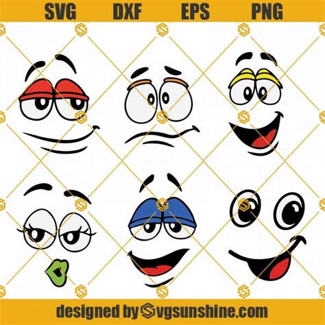 M And Ms Faces SVG Bundle, M And M Silhouette, M&Ms Faces SVG Clipart ...