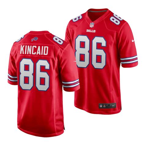 Buffalo Bills Dalton Kincaid 2023 NFL Draft Red Alternate Jersey Men - OKNCAASHOP