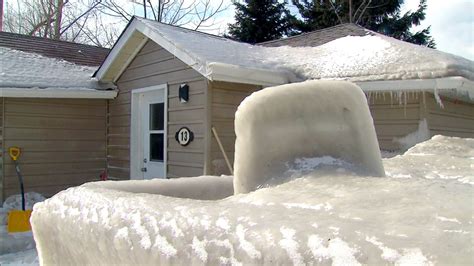 Homes in Stoney Creek are encased in ice, causing flooding concerns | CTV News