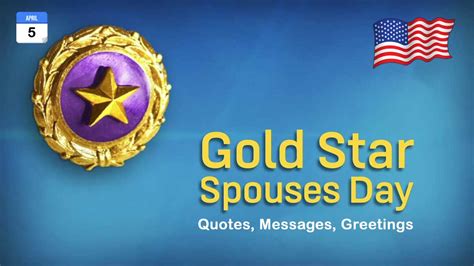 Gold Star Spouses Day Quotes, Messages, Greetings » Memorableday.org