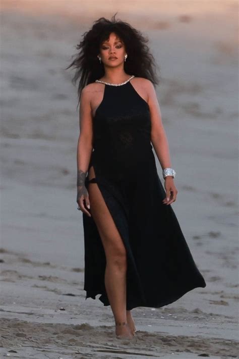 Rihanna - Chanel Photo Shoot on Malibu Beach 12/16/2022 • CelebMafia