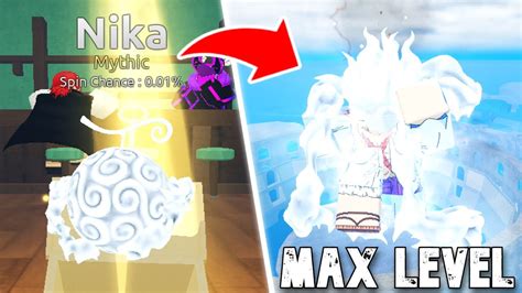 Noob to Max Level Using GEAR 5 (Nika) Fruit in Fruit Battlegrounds.. (Roblox) - YouTube