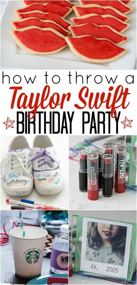 How to Throw a Taylor Swift Birthday Party - Crazy for Crust