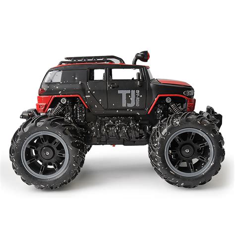 Big Wheel 1/16 Remote Control Monster Truck 2.4G Off Road Climbing RC ...