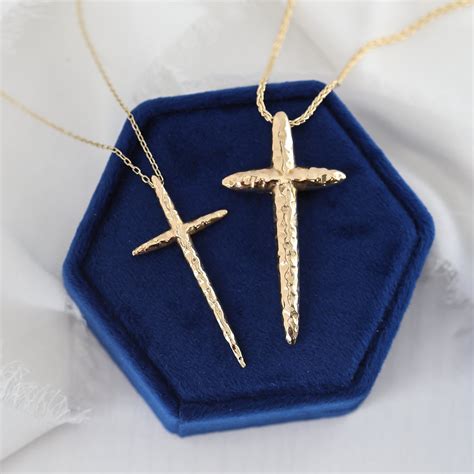 American Small Rugged Cross Necklace - American Jewelry