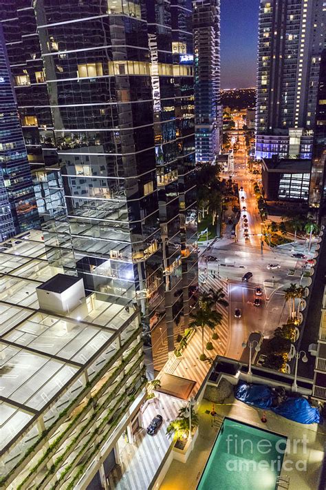 Brickell Nightlife Photograph by Lynn Palmer | Fine Art America