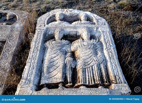 Temple of Zeus in the Ancient City of Aizanoi, Kutahya, Turkey Stock ...