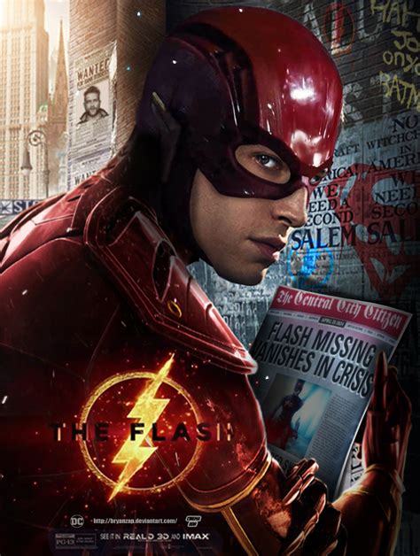 The Flash Ezra Miller Poster by Bryanzap on DeviantArt