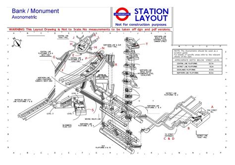 Bank station layout map: 2023 update! : r/london
