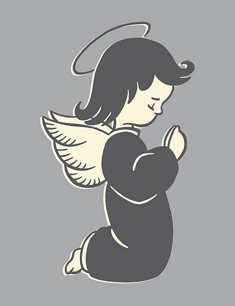 Kneeling Angel Illustrations, Royalty-Free Vector Graphics & Clip Art ...