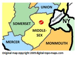 Map Of Middlesex County Nj - Maping Resources