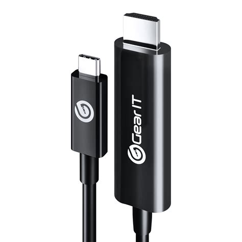 USB C to HDMI Cable - 4K@60Hz, Thunderbolt 3/4 Compatible, 6.6 Feet - GEARit