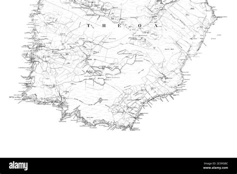 Map of Argyllshire Sheet 239, Ordnance Survey, 1868-1883 Stock Photo - Alamy