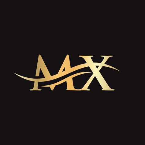 Premium Vector | Creative mx letter with luxury concept modern mx logo design for business and ...