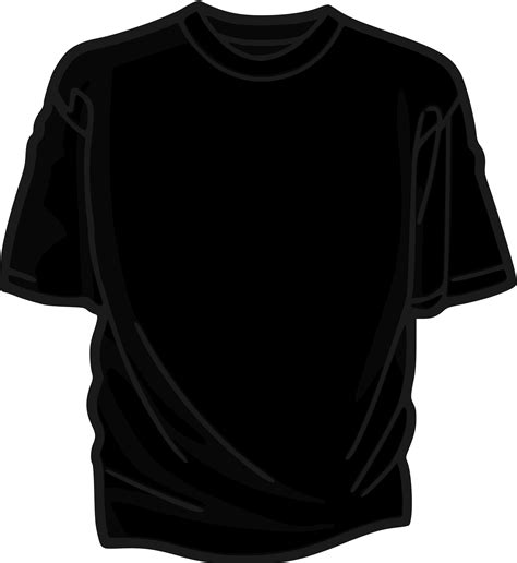 Clipart - Black T-Shirt