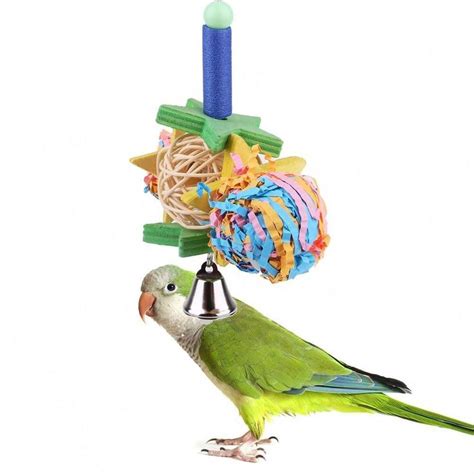 Foraging Bird Toy Parrot Cage Toys Cages Shredder Cockatiel Conure African Grey | Foraging bird ...