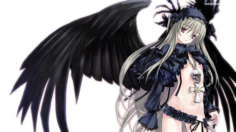 Anime Gothic Angel Wallpaper - WallpaperSafari