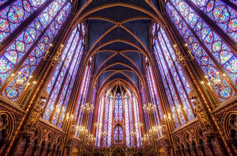 La Sainte-chapelle Upper Chapel, Paris by Joe Daniel Price