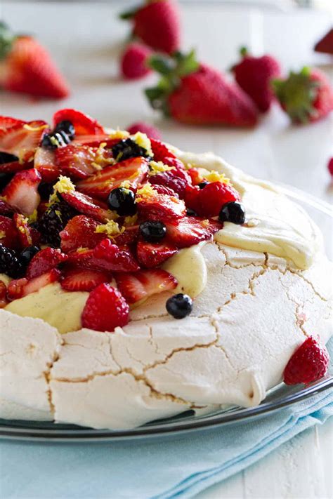 Pavlova Recipe with Fresh Berries - Taste and Tell