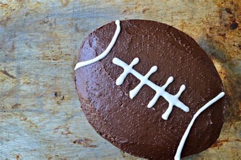 How to Make a Football Cake (Without Using a Specialty Pan) - SavvyMom