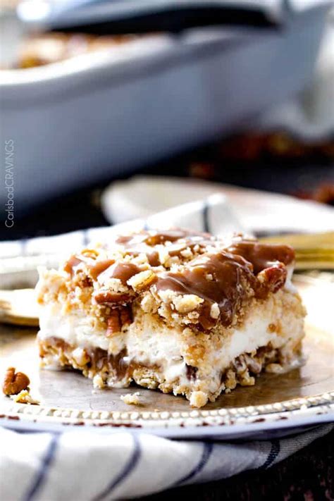 Caramel Toffee Ice Cream Cake - Carlsbad Cravings