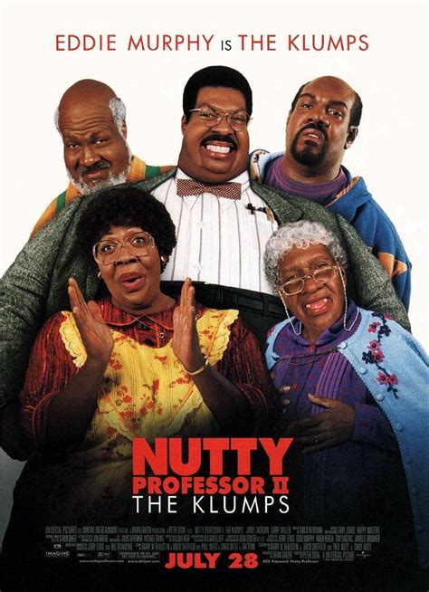 "The Nutty Professor II: The Klumps" movie poster, 2000. | The nutty professor, Nutty professor ...