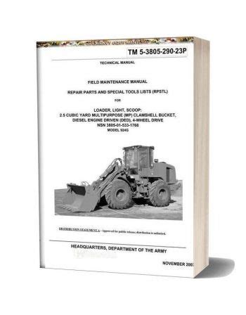 Caterpillar Maintenance Manual Front Loader 924g