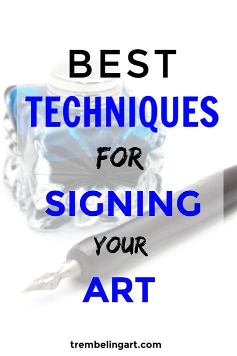 How to Sign Your Artwork | Signed artwork, Art basics, Acrylic painting for beginners