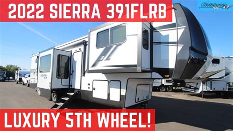 BRAND NEW LUXURY 5TH WHEEL! 2022 Forest River Sierra 391FLRB Full RV Tour! - YouTube