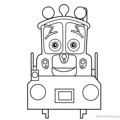 Chuggington Coloring Pages Brewster Train Wilson Koko Speedy - Free ...