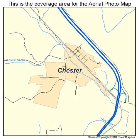 Aerial Photography Map of Chester, AR Arkansas