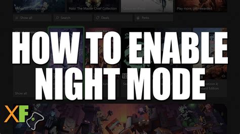 How to Enable Night Mode on Xbox - YouTube