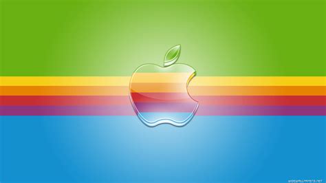 Rainbow Apple Logo Hd - 1920x1080 Wallpaper - teahub.io