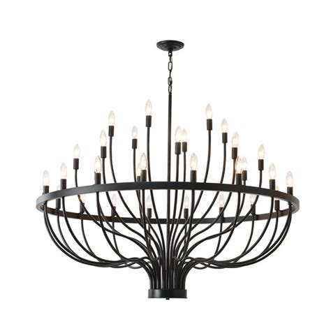 Orren Ellis Roakes 33 - Light Wagon Wheel Chandelier | Wayfair