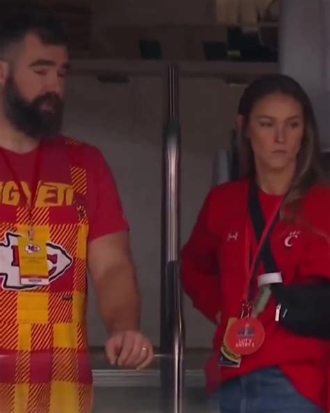 Kylie Kelce was praised for her Super Bowl outfit despite being a "die-hard Eagle" as she ...